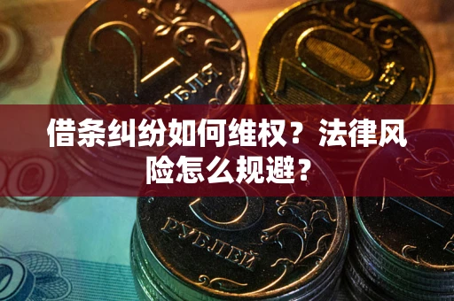 济南借条纠纷如何维权？法律风险怎么规避？